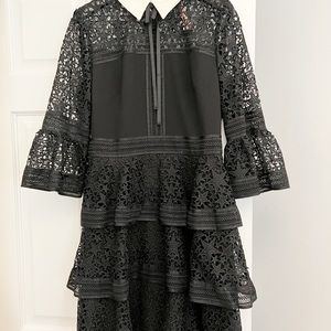 Ted Baker Black Lace Dress